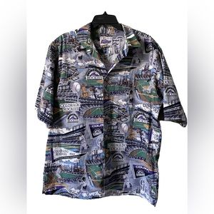 COLORADO ROCKIES HAWAIIAN SHIRT CLASSIC 'ROCKIES LEGACY' REYN SPOONER SZ: XL